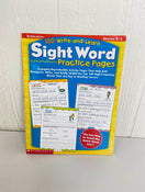 used Scholastic Books Sight Word Practice Pages