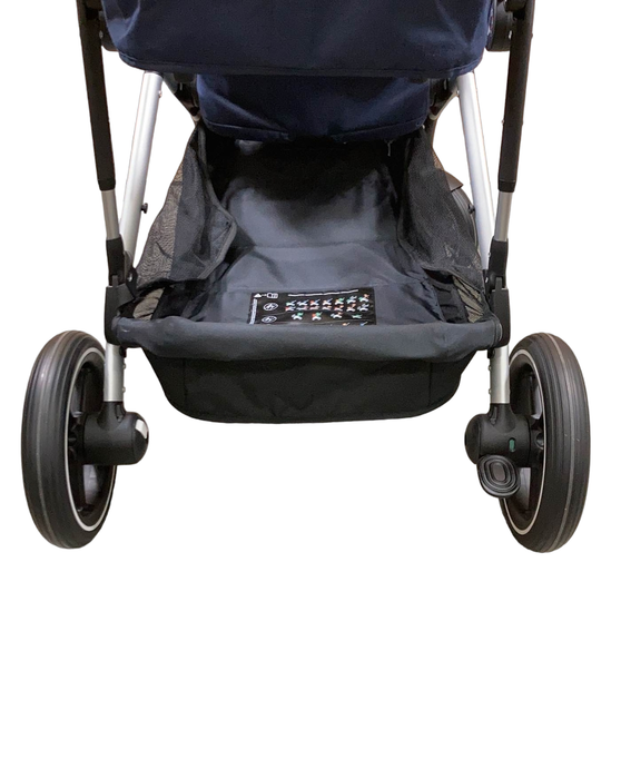 Cybex Gazelle S Modular Stroller, 2022, Silver Frame, Ocean Blue