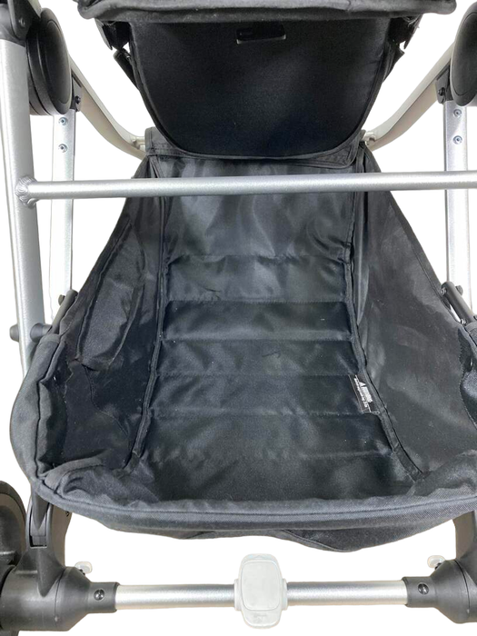 used Mockingbird Single to Double Stroller, 2022, Silver with Penny Leather, Windowpane, Black