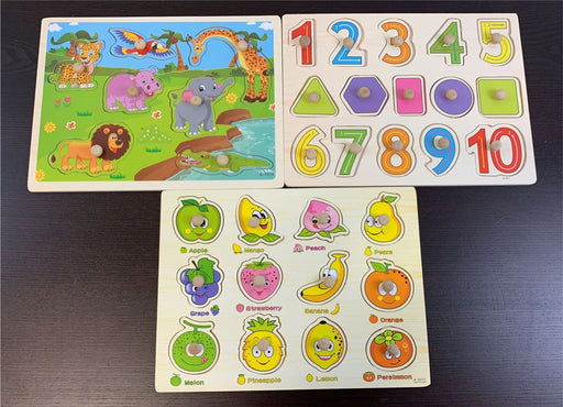 used BUNDLE Wooden Puzzles