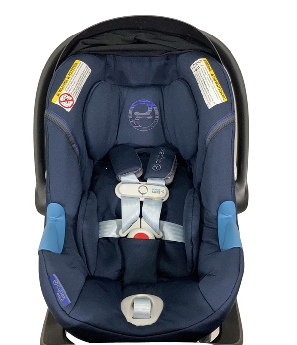 secondhand Cybex Aton M Infant Car Seat, Denim Blue, 2021