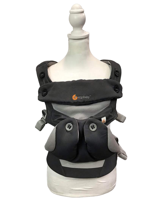 secondhand Ergobaby 360 All Positions Cool Air Mesh Baby Carrier, Carbon Grey