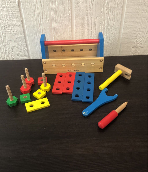 used Melissa & Doug Take-Along Tool Kit Wooden Toy