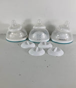 secondhand Nanobébé Breastmilk Baby Bottles 3-Pack, Teal