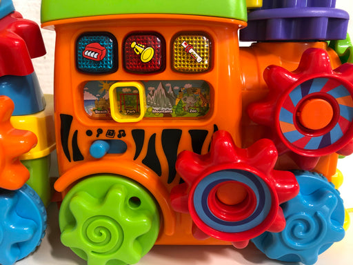 secondhand VTech GearZooz Roll & Roar Animal Train