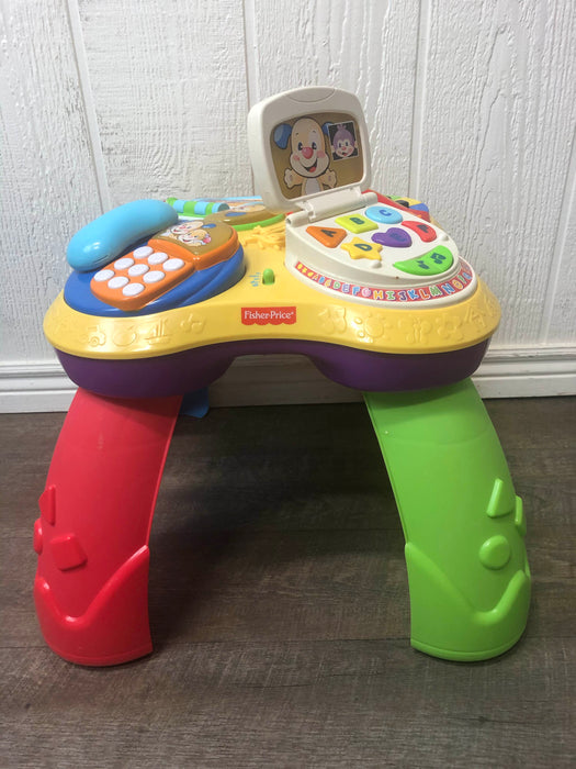 used Fisher Price Laugh & Learn Puppy and Friends Learning Table