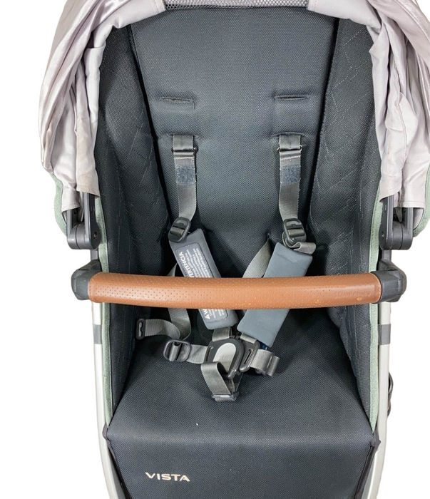 UPPAbaby VISTA Double Stroller, 2018, Emmett (Green Melange)