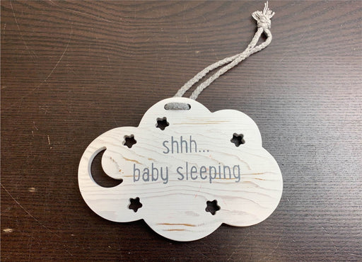 used Pottery Barn Kids Baby Sleeping Sign