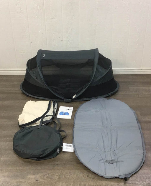 used Joovy Gloo Portable Tent Travel Bed, Forged Iron