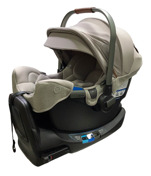 used Nuna PIPA rx Infant Car Seat with RELX Base, 2023, Hazelwood