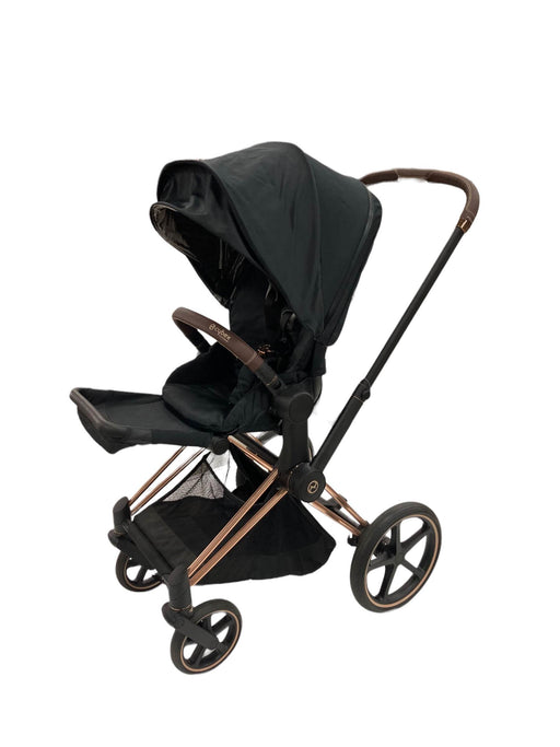 used Cybex PRIAM Stroller, Rosegold, Deep Black