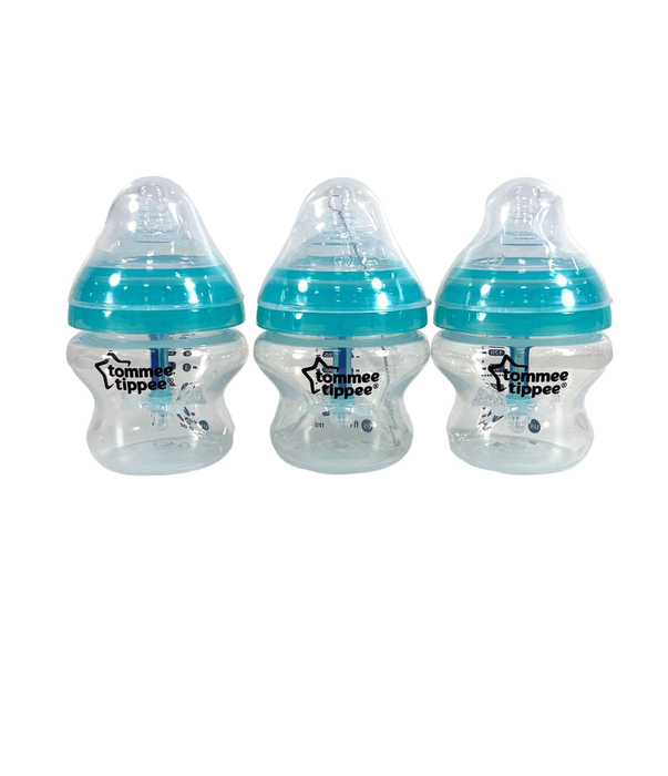 used Tommee Tippee Advanced Anti-Colic Baby Bottles – 5 Oz, 3 Pack, Teal