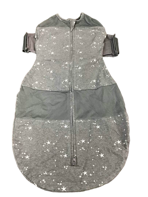 used Happiest Baby SNOO Sack, Large (18-25 lbs), Charcoal Stars