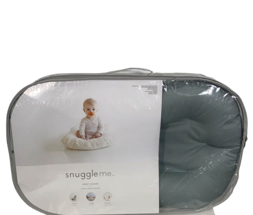 used Snuggle Me Organic Sensory Infant Lounger, Slate