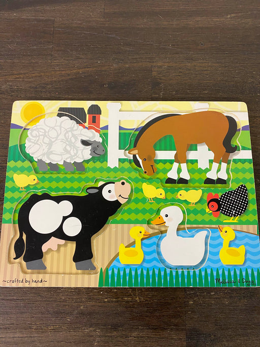 secondhand Melissa & Doug Wooden Puzzle, [RECALLED]