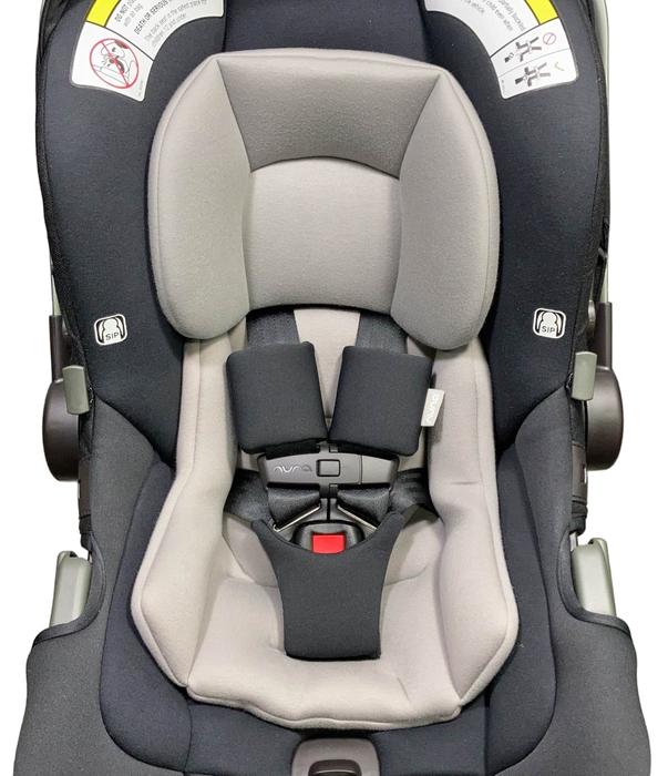 Nuna PIPA rx Infant Car Seat with RELX Base, 2023, Caviar