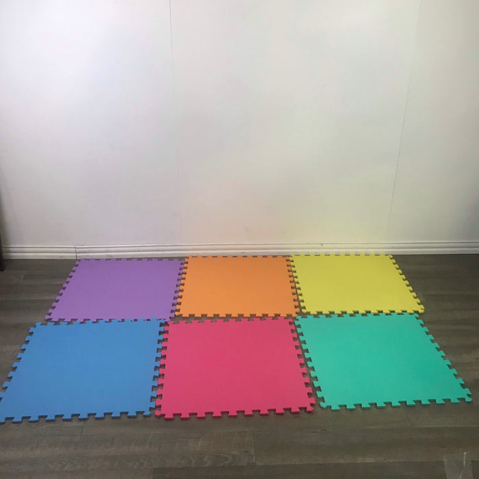 used Foam Play Mat, 24x24 inch squares