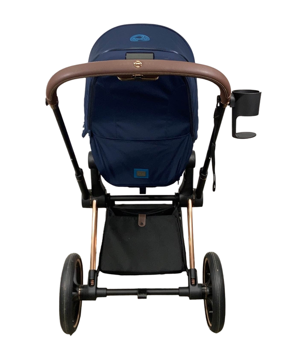 Cybex Priam4 Stroller, 2022, Rose Gold, Nautical Blue