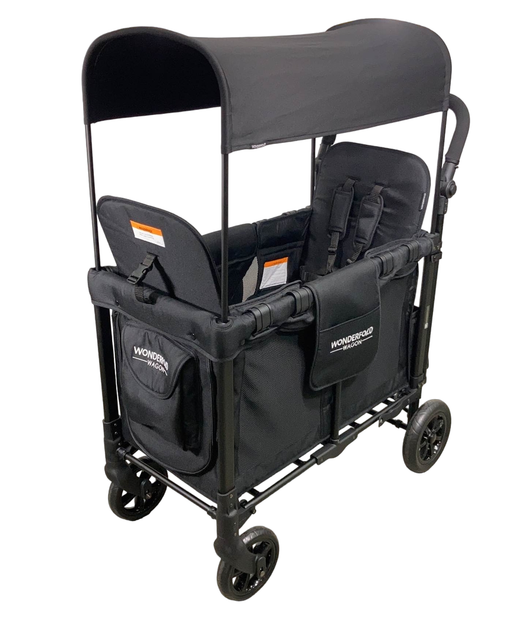 used Wonderfold W2 Original Multifunctional Double Stroller Wagon, 2022, Black