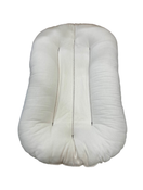 secondhand Snuggle Me Organic Sensory Infant Lounger with Cover, Natural