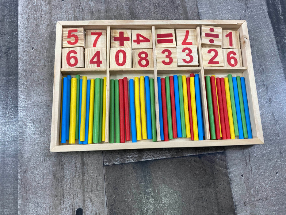 used Wooden Counting Sticks