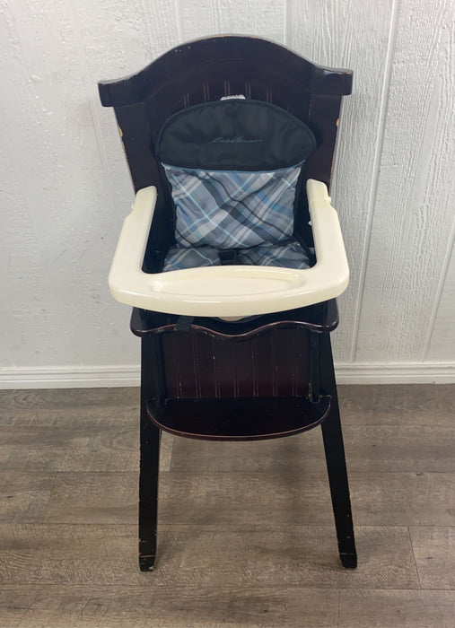 secondhand Eddie Bauer Wooden High Chair