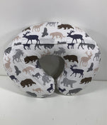 secondhand Boppy Luxe Nursing Pillow, neutral wildlife