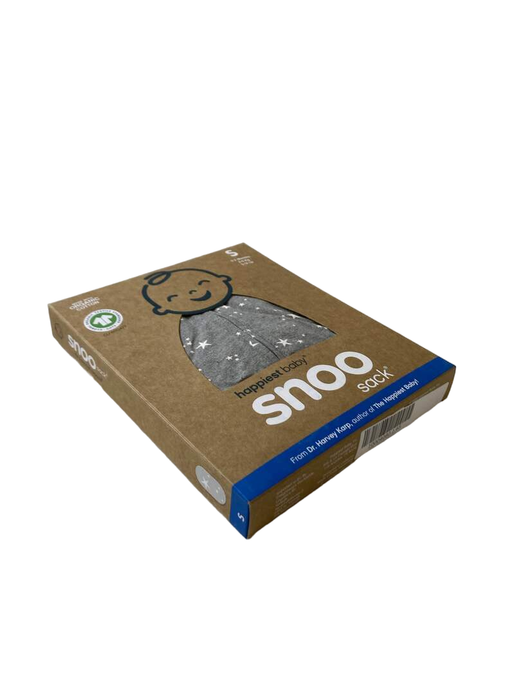 secondhand Happiest Baby SNOO Sack, Small (5-12 lbs), Graphite Stars