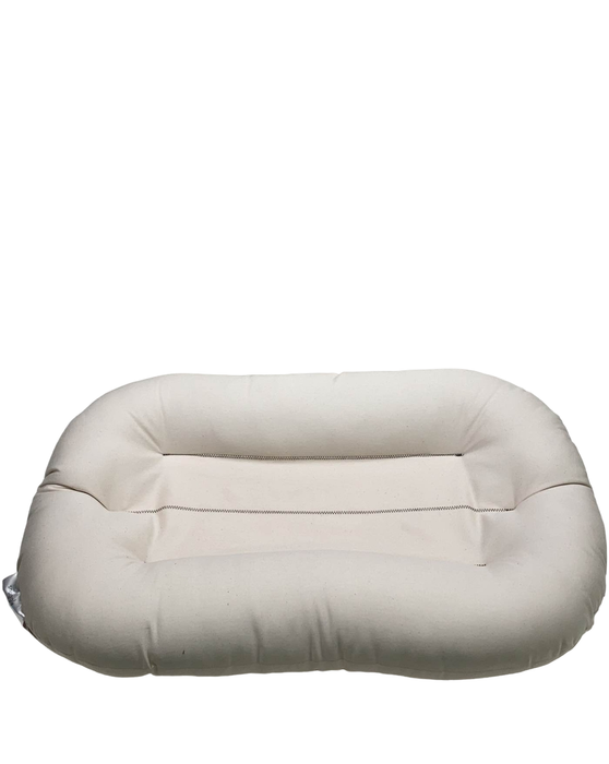 secondhand Snuggle Me Organic Sensory Infant Lounger with Cover, Gum Drop