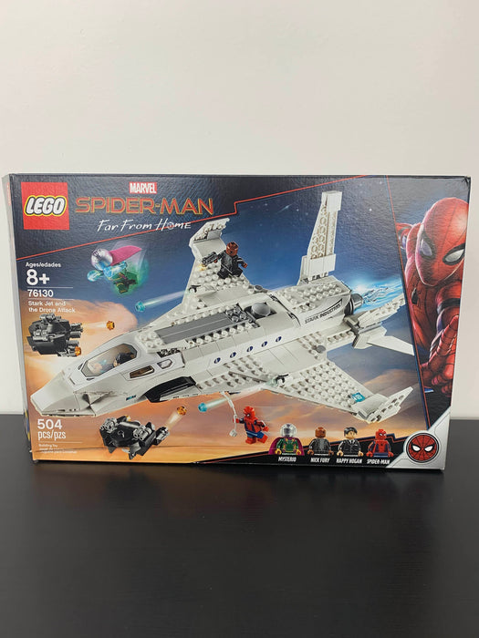 used LEGO Spider-Man Far From Home Star Jet And Drone Attack