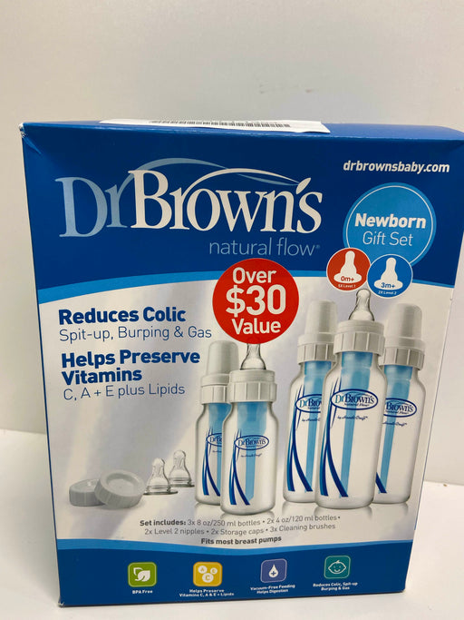 used Dr. Brown's Natural Flow Original Newborn Bottle Gift Set