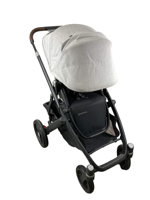 secondhand UPPAbaby VISTA V2 Stroller, 2022, Anthony (White & Grey Chenille)