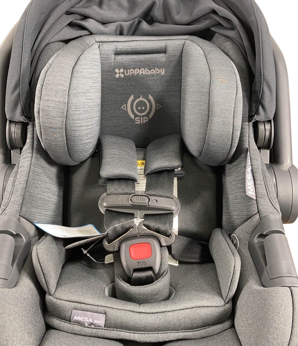 UPPAbaby MESA MAX Infant Car Seat and Base, 2022, DualTech Jake Charcoal