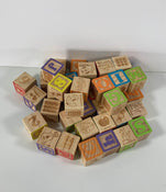 secondhand BUNDLE Wooden Alphabet Blocks