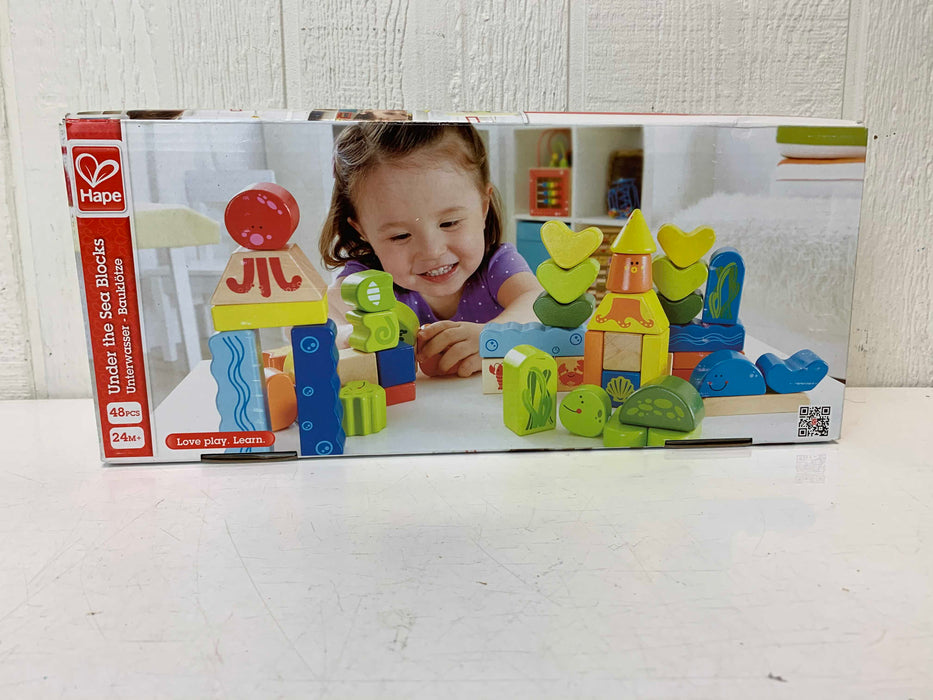 used Hape Under The Sea Blocks