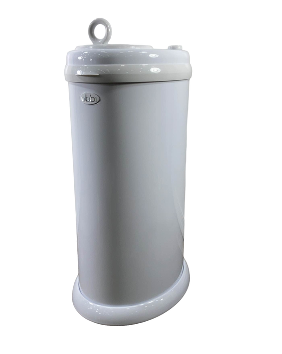 used Ubbi Diaper Pail, White