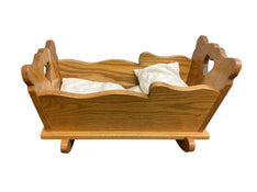 used Wooden Doll Cradle