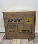 used DYPER Baby Wipes-12 pack