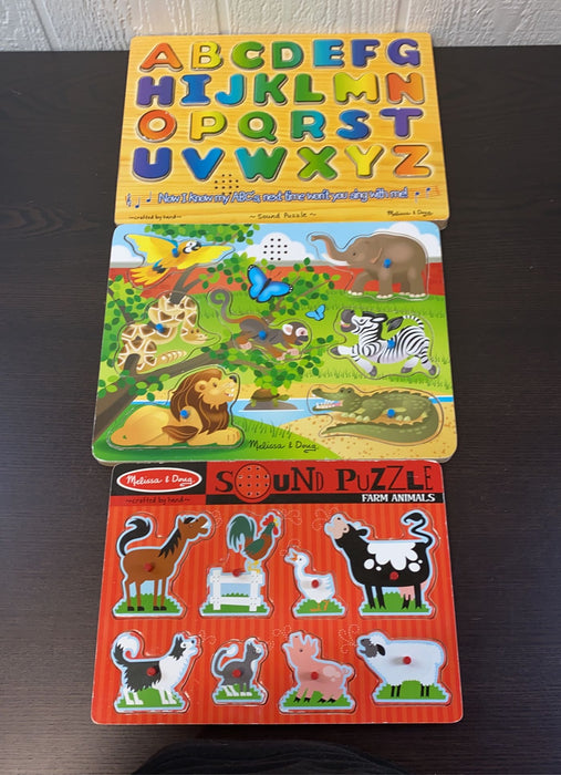 used BUNDLE Wooden Puzzles