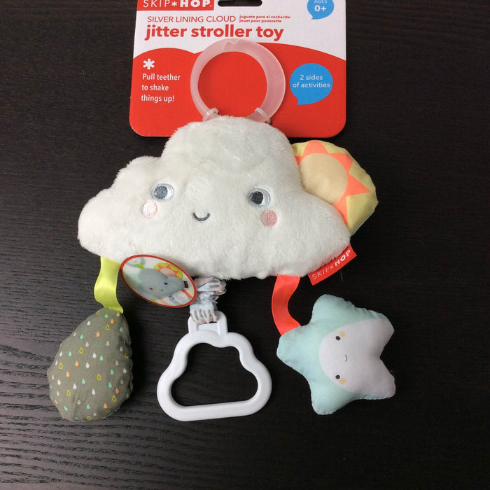 used Skip Hop Silver Lining Cloud Jitter Stroller Toy