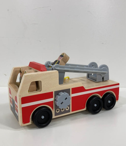 used Melissa & Doug Wooden Fire Truck