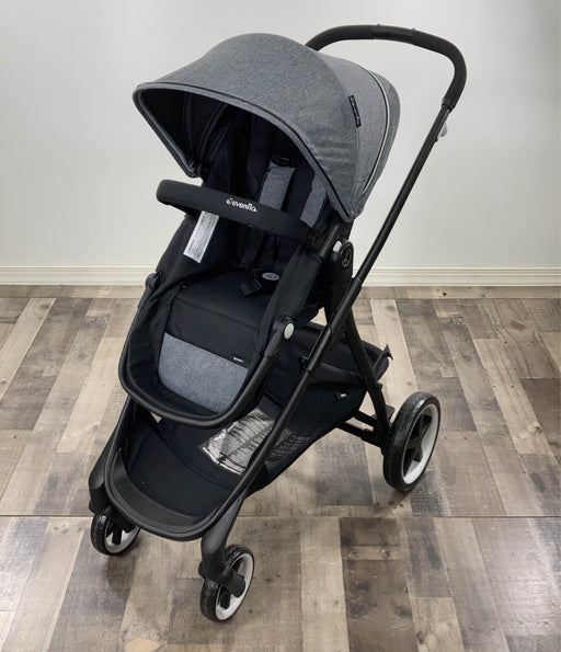 secondhand Evenflo Shyft Travel System Stroller With Securemax Infant Car Seat