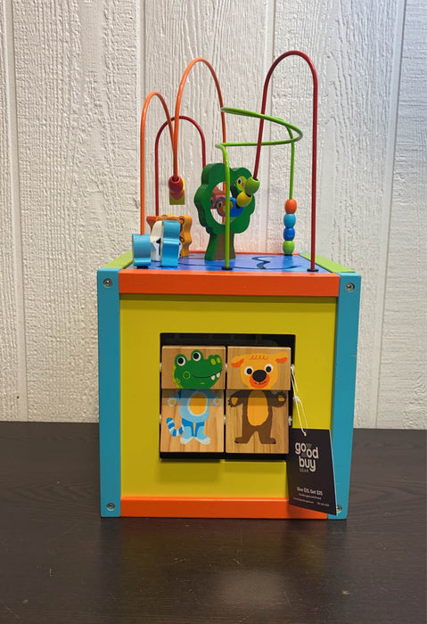 secondhand Wooden Activity Cube