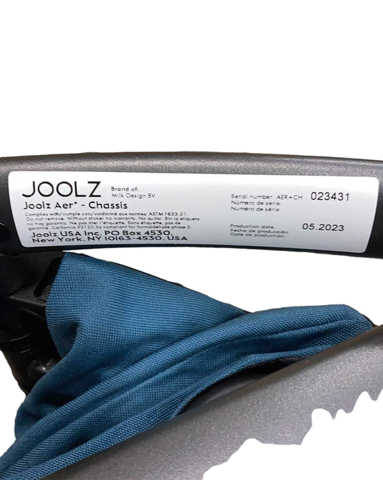 secondhand Joolz Aer+ Stroller, 2023, Ocean Blue