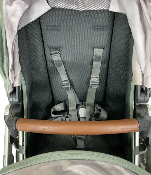 UPPAbaby VISTA Double Stroller, 2018, Emmett (Green Melange)