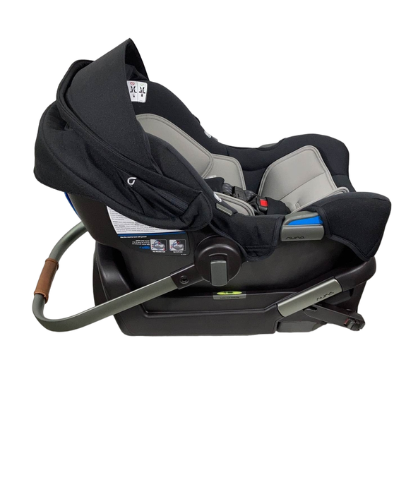 Nuna PIPA Infant Car Seat, Caviar, 2022