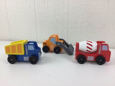 secondhand Melissa & Doug Construction Vehicle Wooden Playset