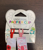 secondhand Ulubulu Pacifier Clips, 2 Pack