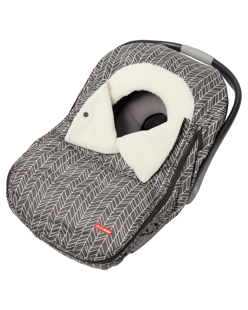 used Skip Hop Stroll And Go Car Seat Cover, Gray Feather