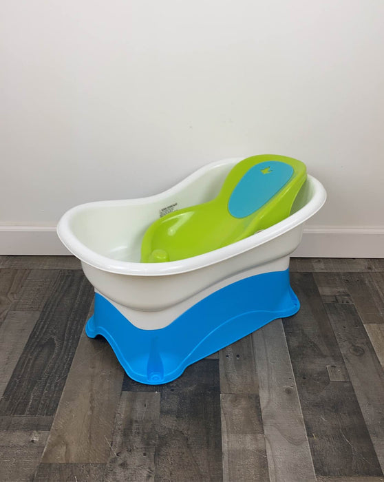 secondhand Summer Infant Comfort Height Bath Center With Step Stool